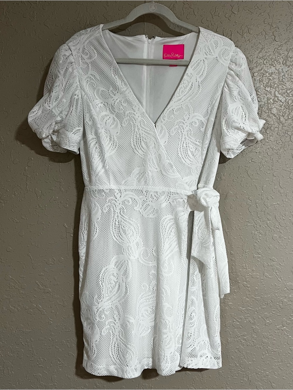 Lilly Pulitzer Jasleen Romper Jellyfish Critter Crochet Resort White Size Large